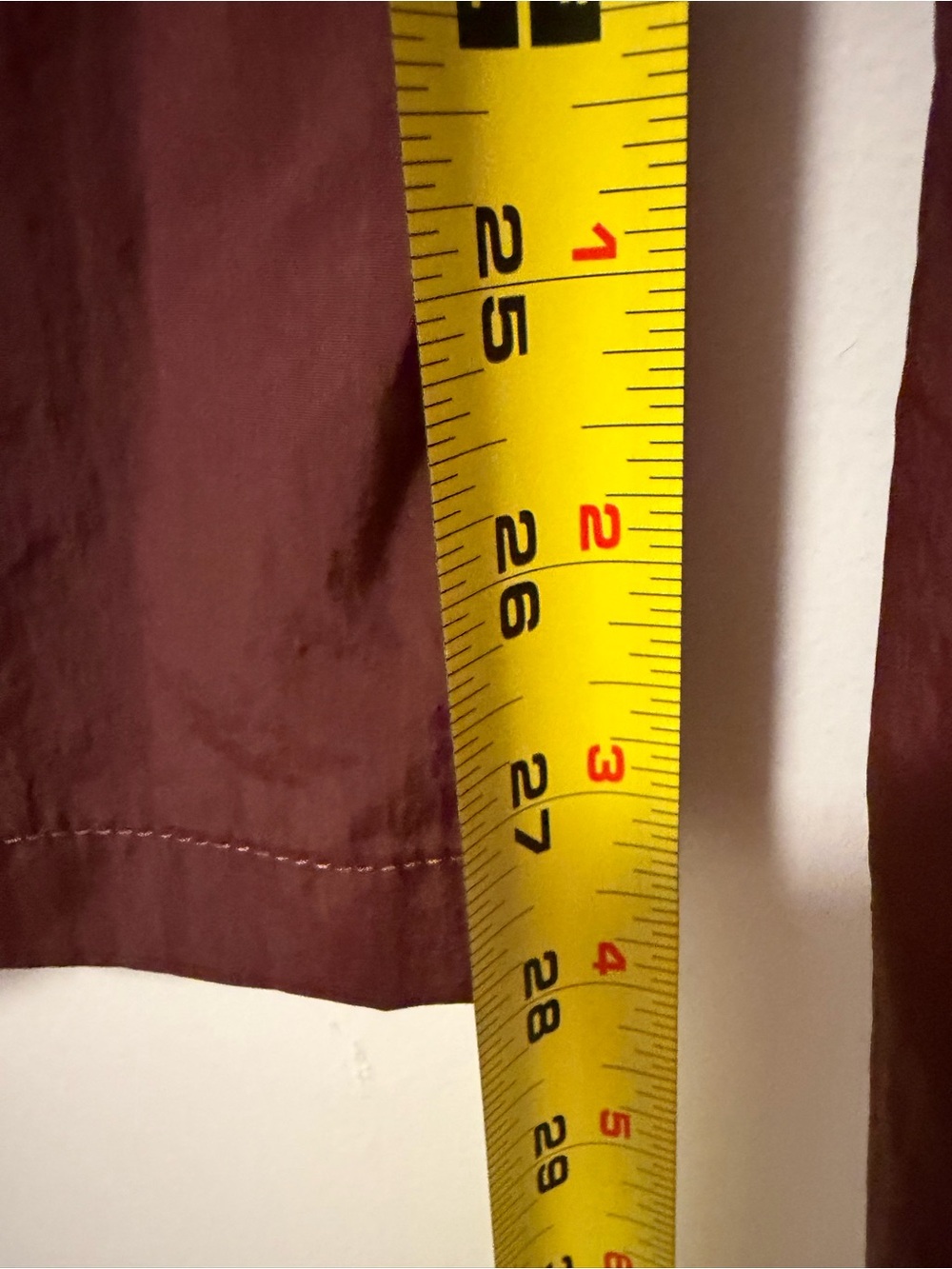 Nike Women’s Sportswear Essential Woven High-Waisted Wide-Leg Pants Maroon Large - Picture 7 of 12